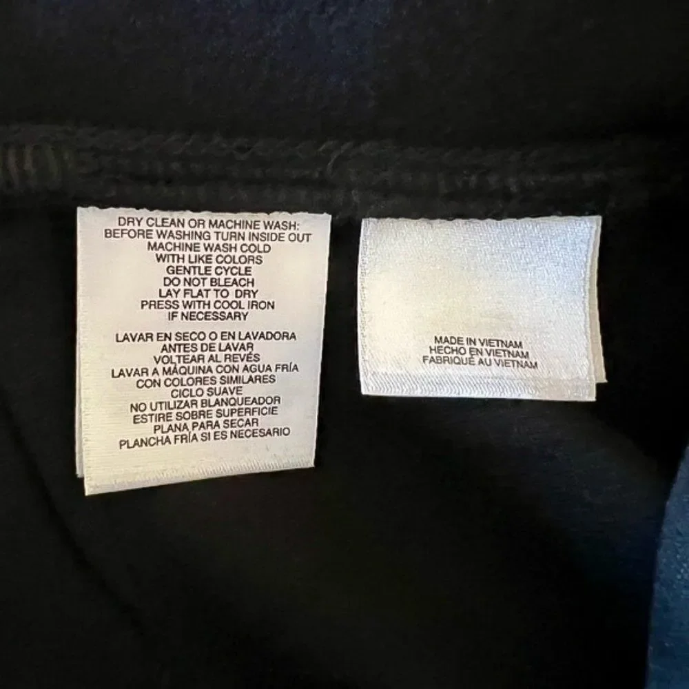 Anne Klein Wide Leg Black Dress Pants M - Picture 11 of 14